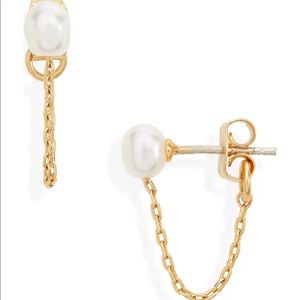 Freshwater Pearl Chain Stud Earrings
MADEWELL
